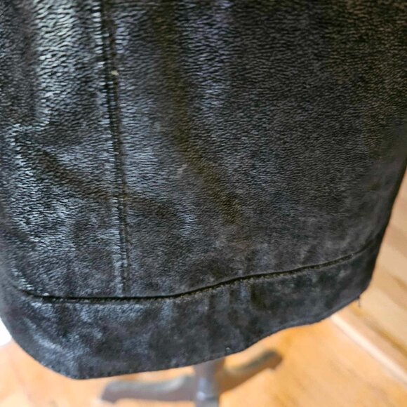DO NOT DELETE!!!!!   Black Rivet 100% GENUINE LEATHER jacket in black  XXL - Picture 8 of 15